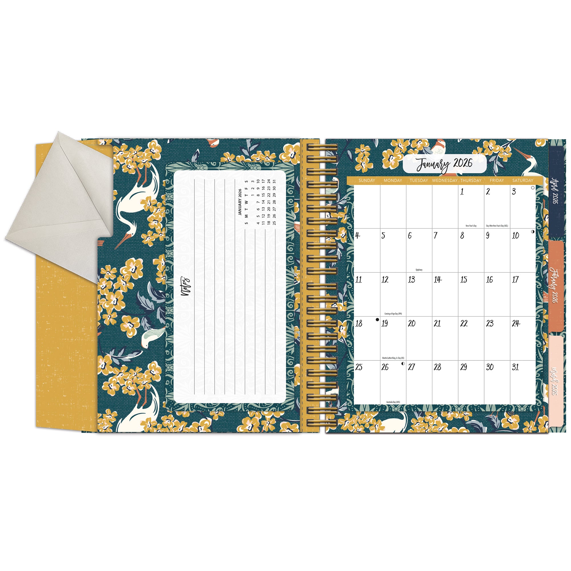 2026 LANG Flora & Fauna - File It Weekly Monthly Diary/Planner