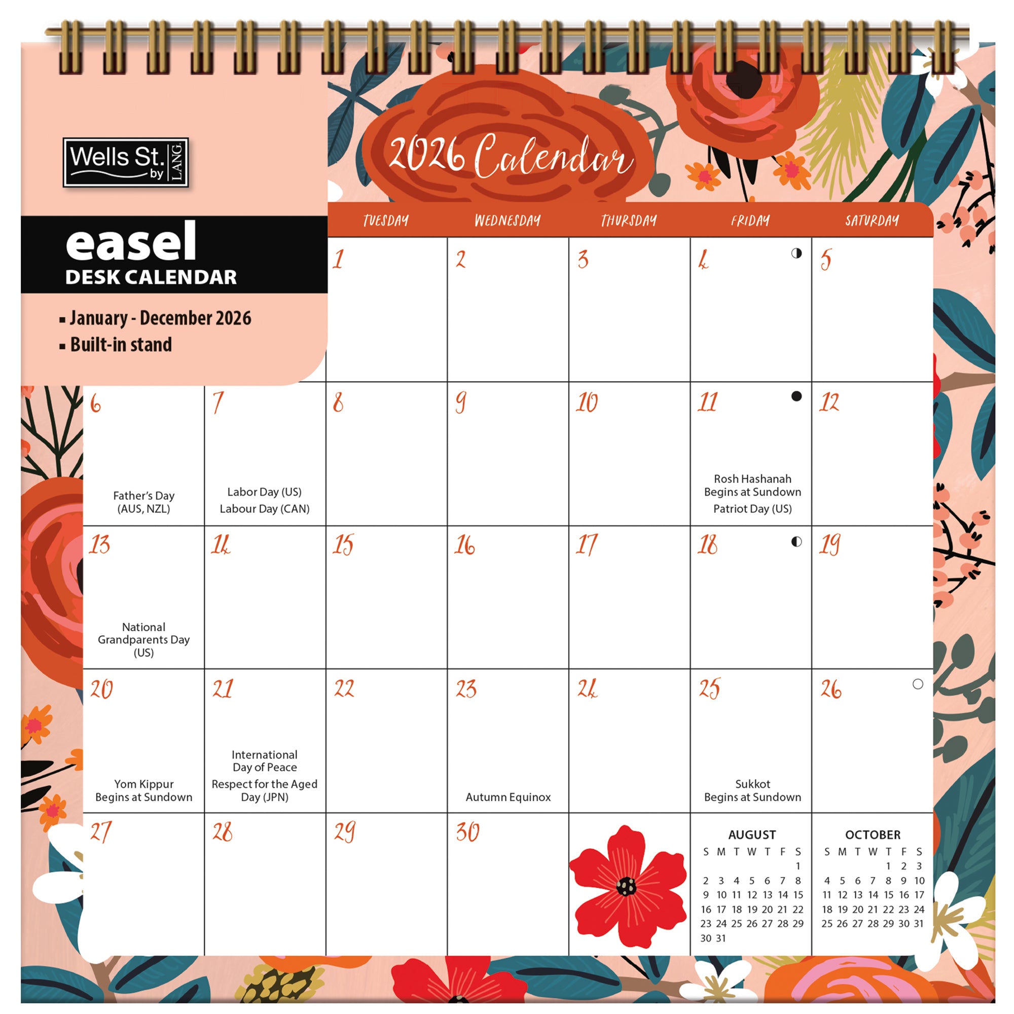 2026 LANG Shine Within - Desk Easel Calendar