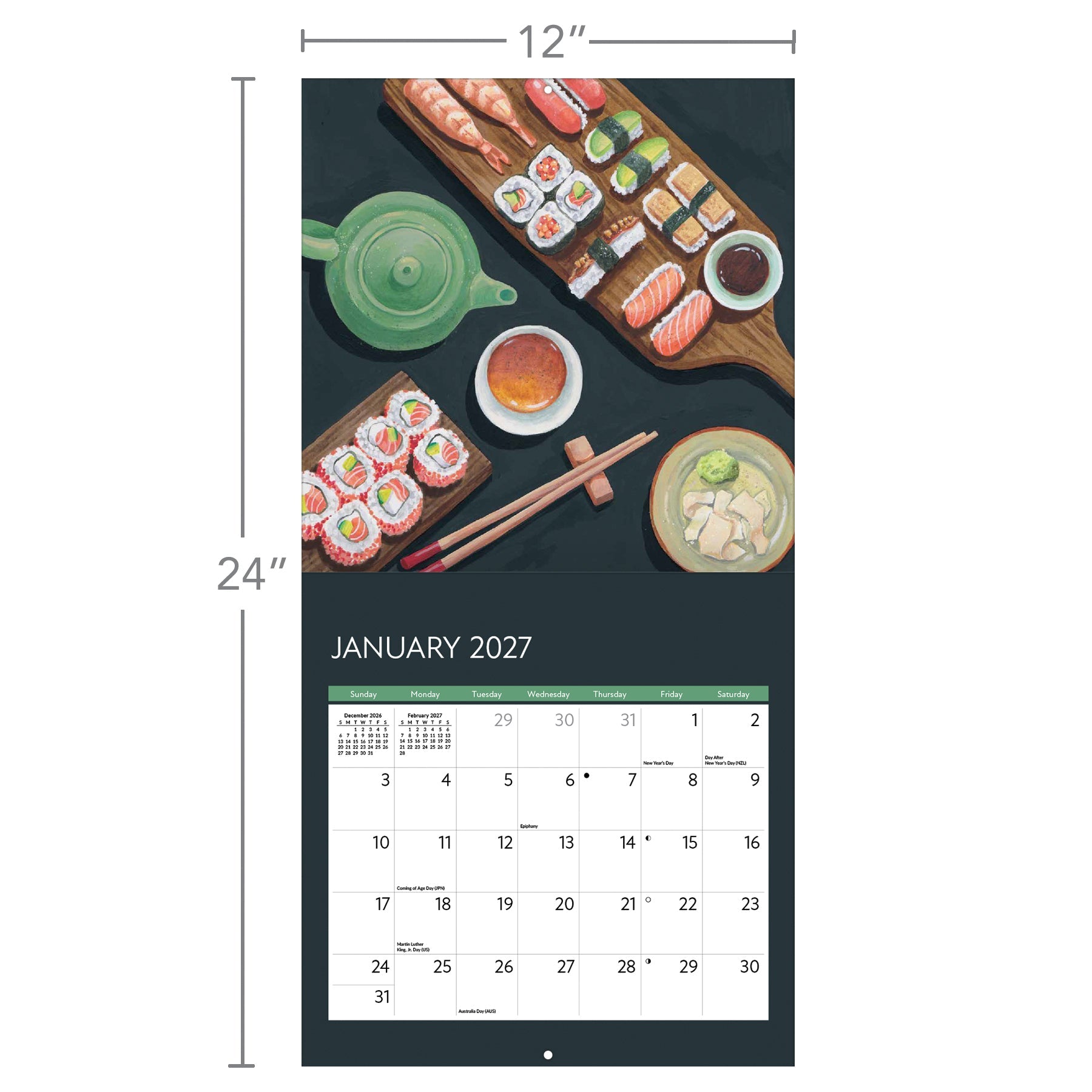 2027 Kitchen Table - Square Wall Calendar – image 4