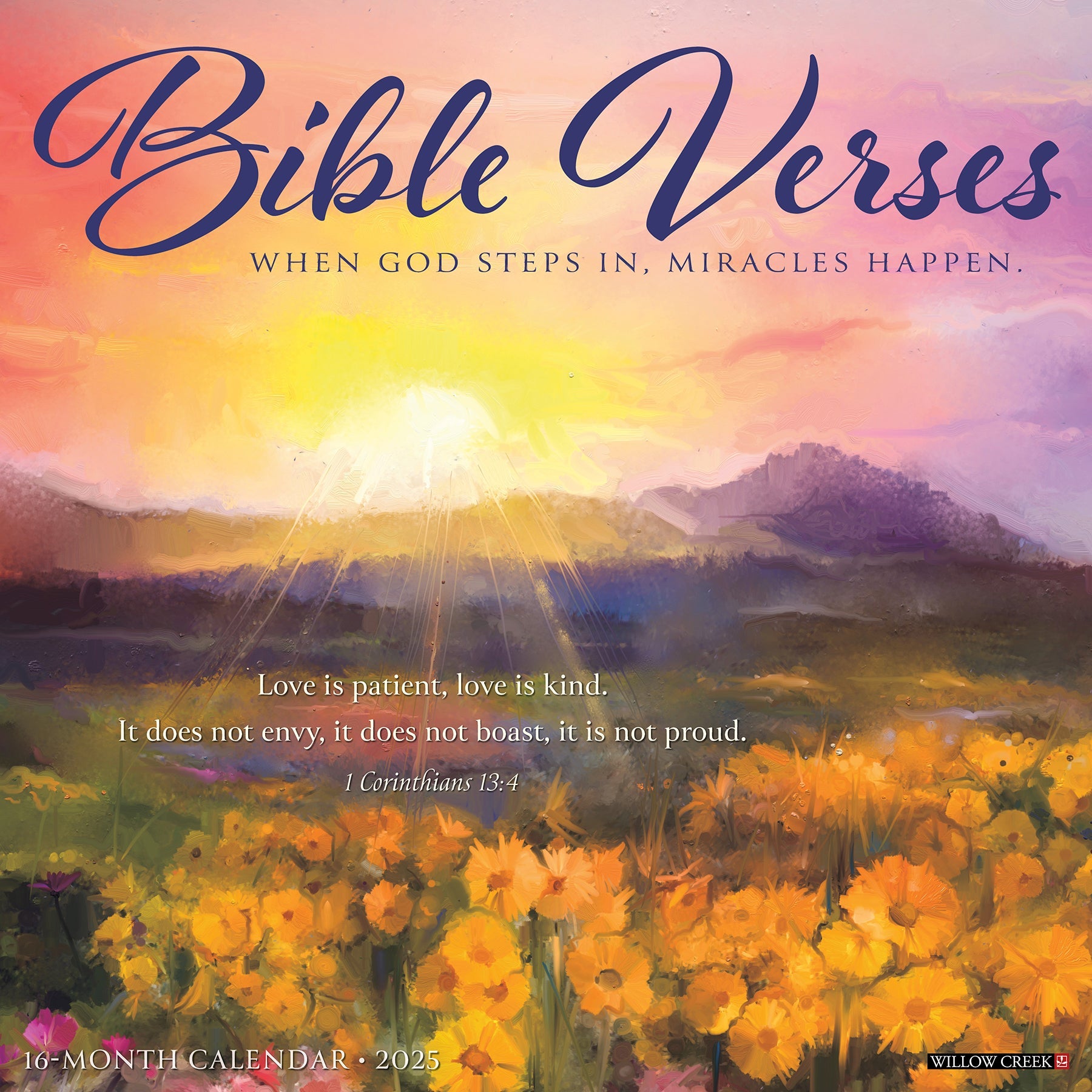 2025 Bible Verses Square Wall Calendar