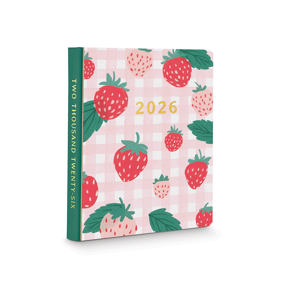 2026 Strawberry Love Good Day Planner - 17-Month Monthly Diary/Planner