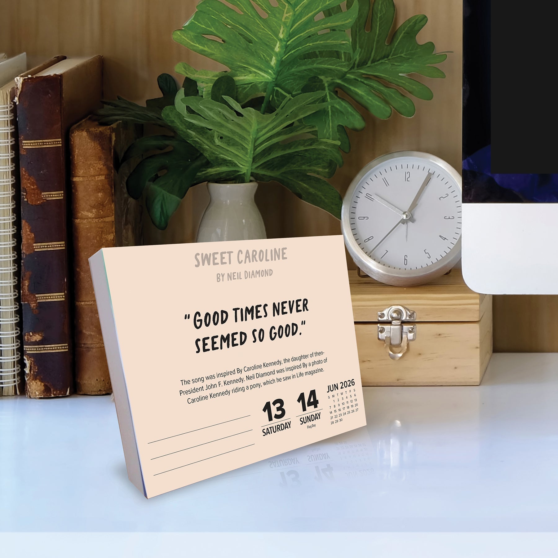 2026 Lyrics to Live By - Boxed Page-A-Day Calendar