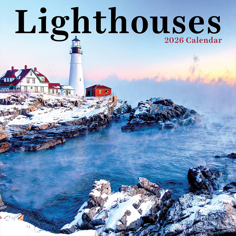 2026 Lighthouses - Square Wall Calendar