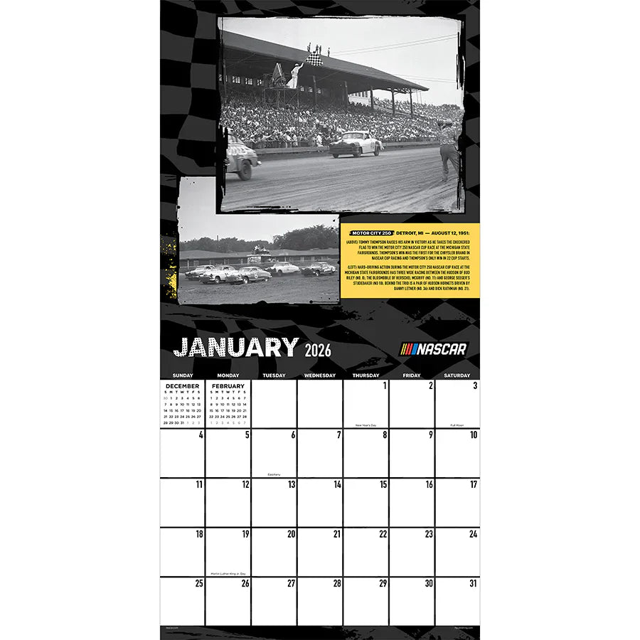 2026 Nascar Best Races - Square Wall Calendar