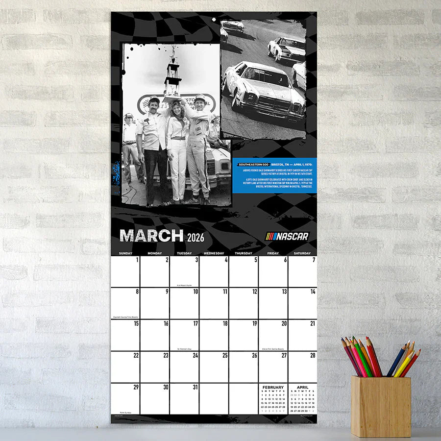 2026 Nascar Best Races - Square Wall Calendar
