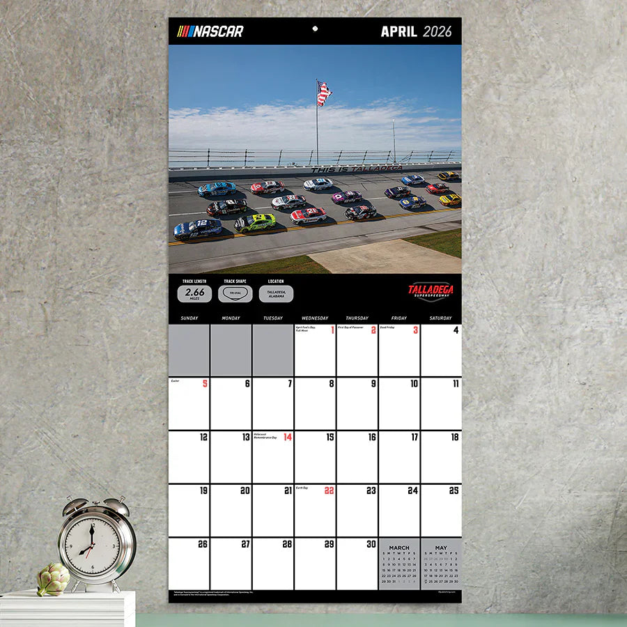 2026 Nascar Tracks - Square Wall Calendar