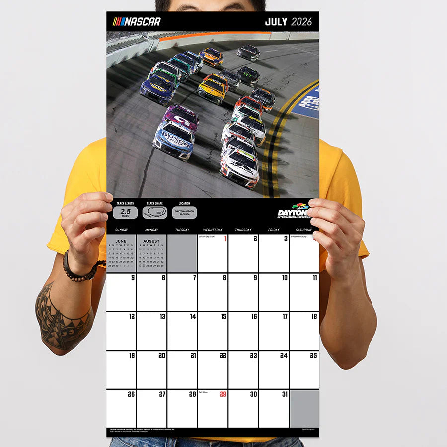 2026 Nascar Tracks - Square Wall Calendar