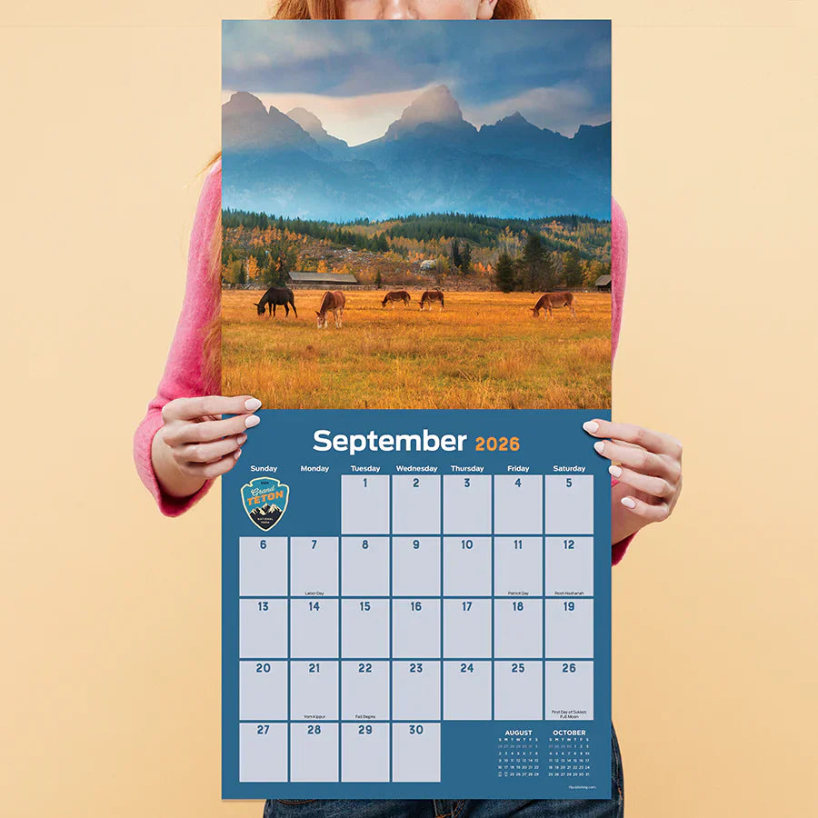 2026 National Parks - Square Wall Calendar