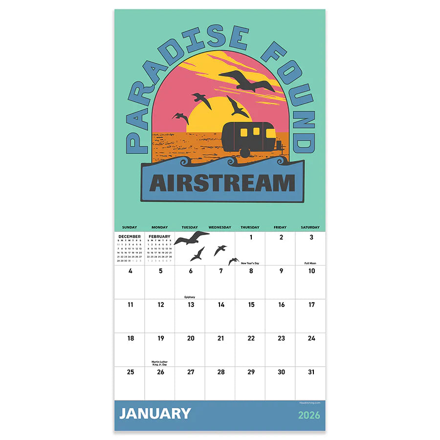 2026 Airstream - Mini Wall Calendar