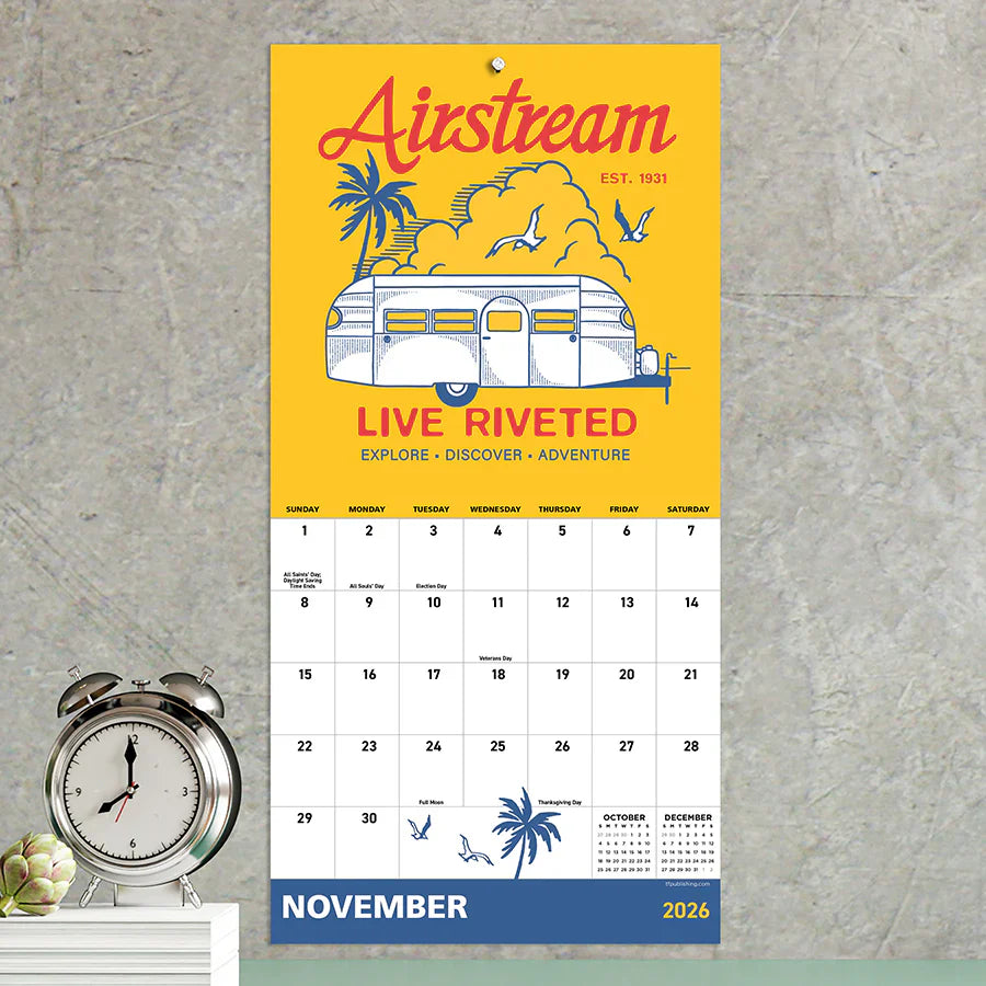 2026 Airstream - Mini Wall Calendar