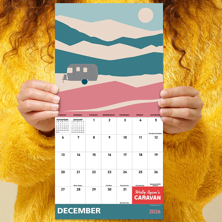 2026 Airstream - Mini Wall Calendar