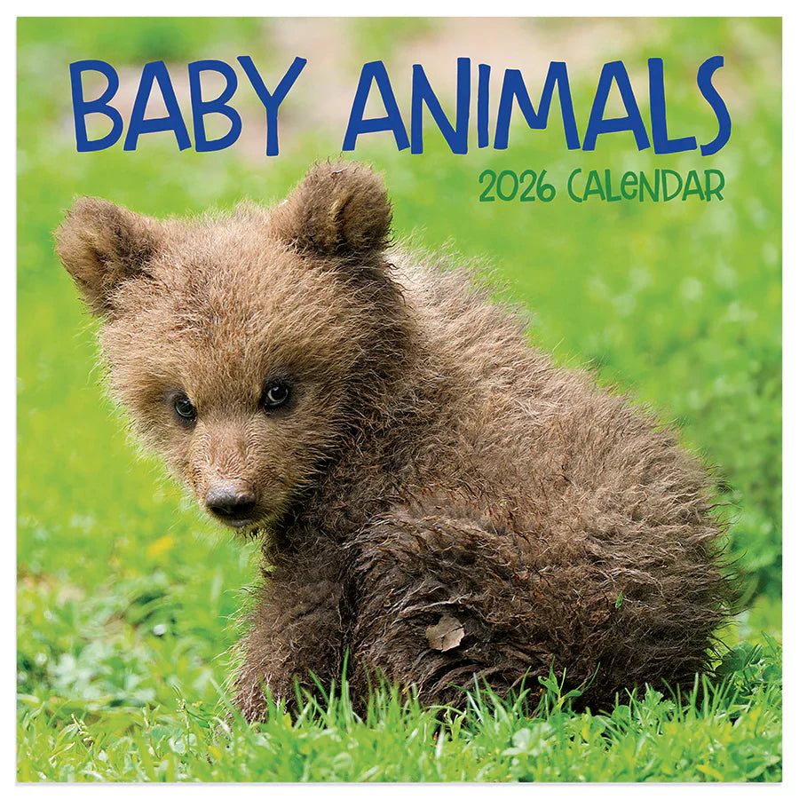 2026 Baby Animals - Mini Wall Calendar
