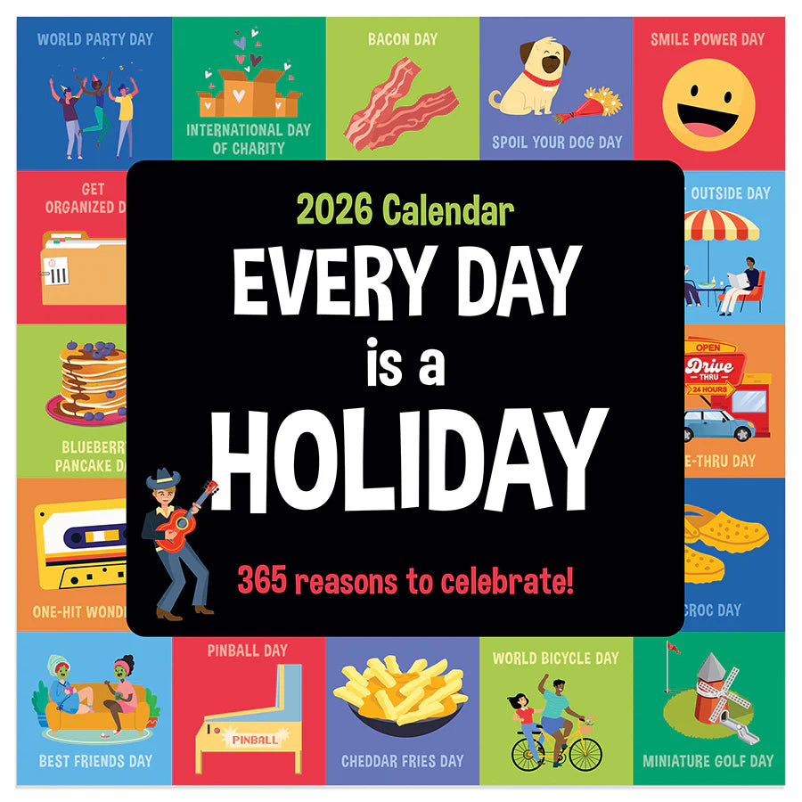 2026 Every Day's A Holiday - Mini Wall Calendar