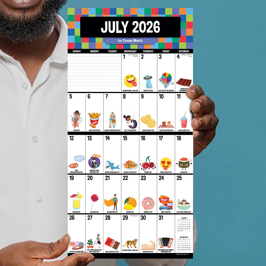2026 Every Day's A Holiday - Mini Wall Calendar