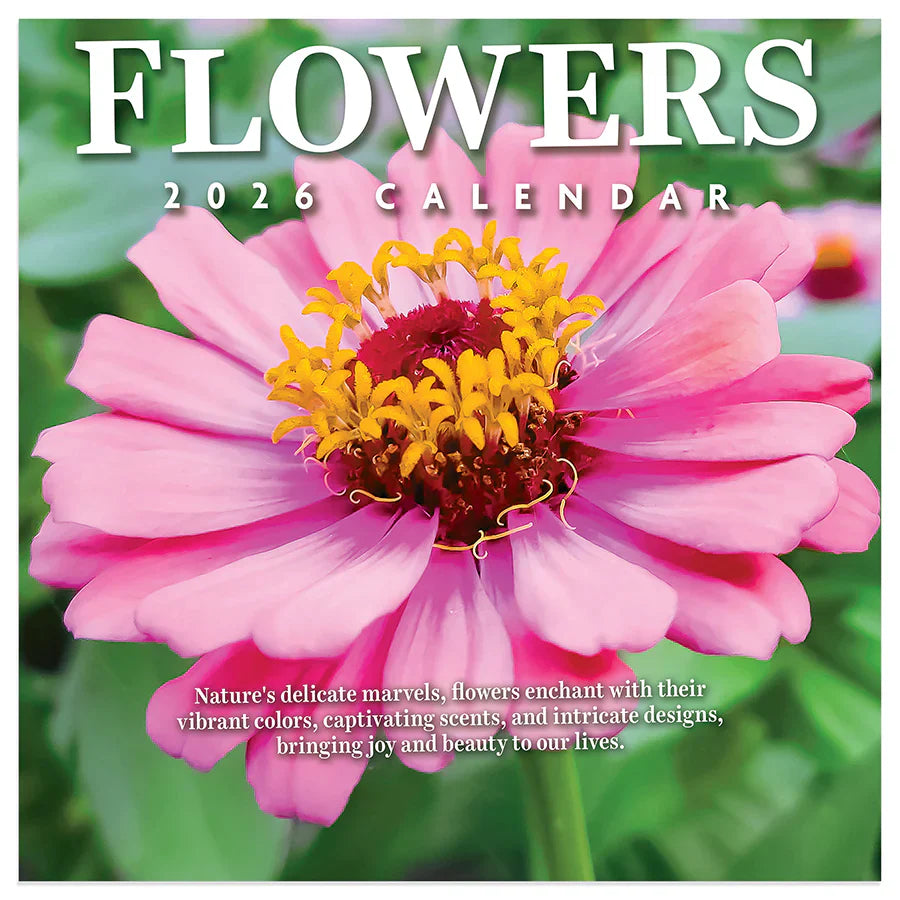 2026 Flowers - Mini Wall Calendar