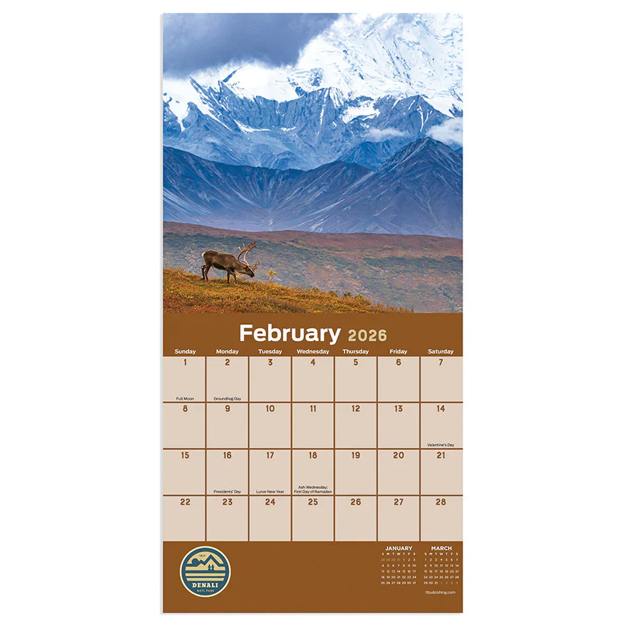 2026 National Parks - Mini Wall Calendar