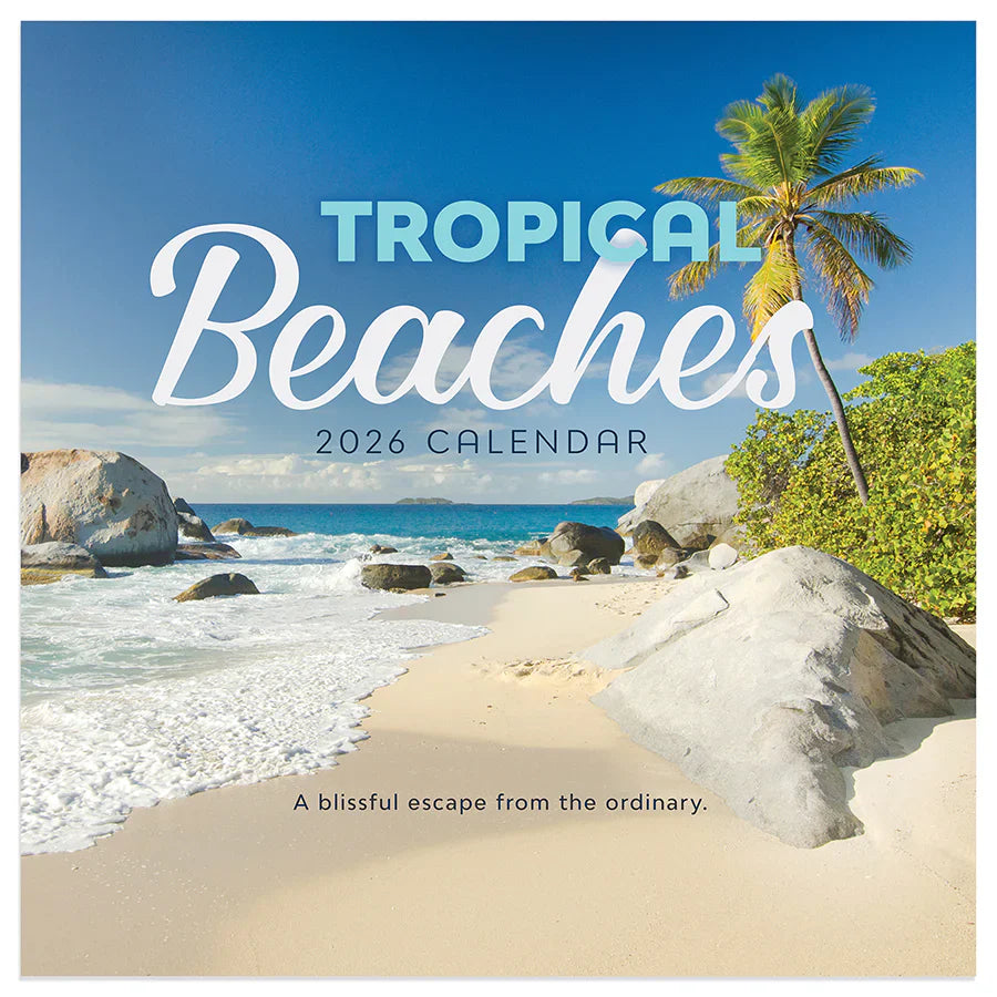 2026 Tropical Beaches - Mini Wall Calendar