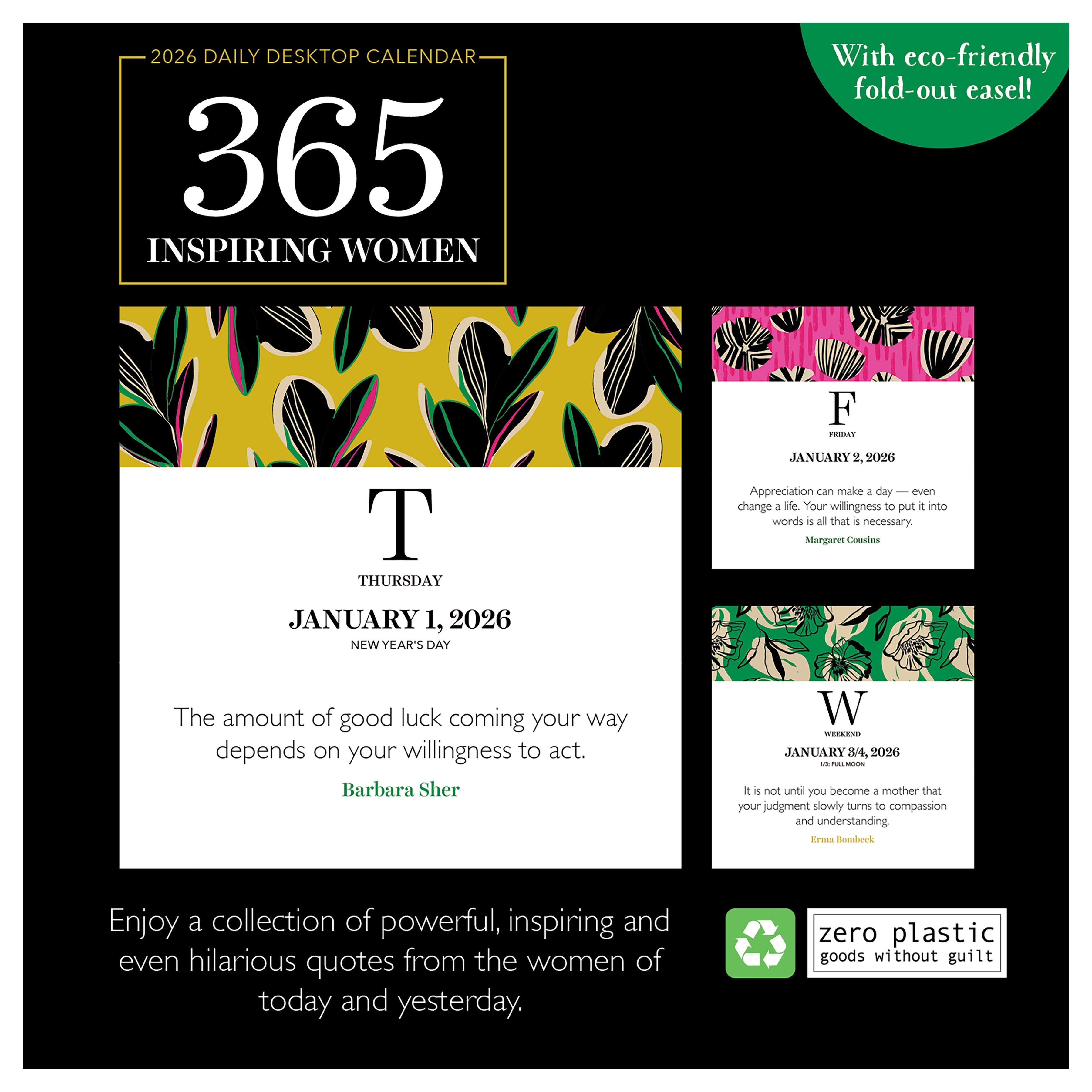 2026 365 Inspiring Women - Daily Boxed Page-A-Day Calendar