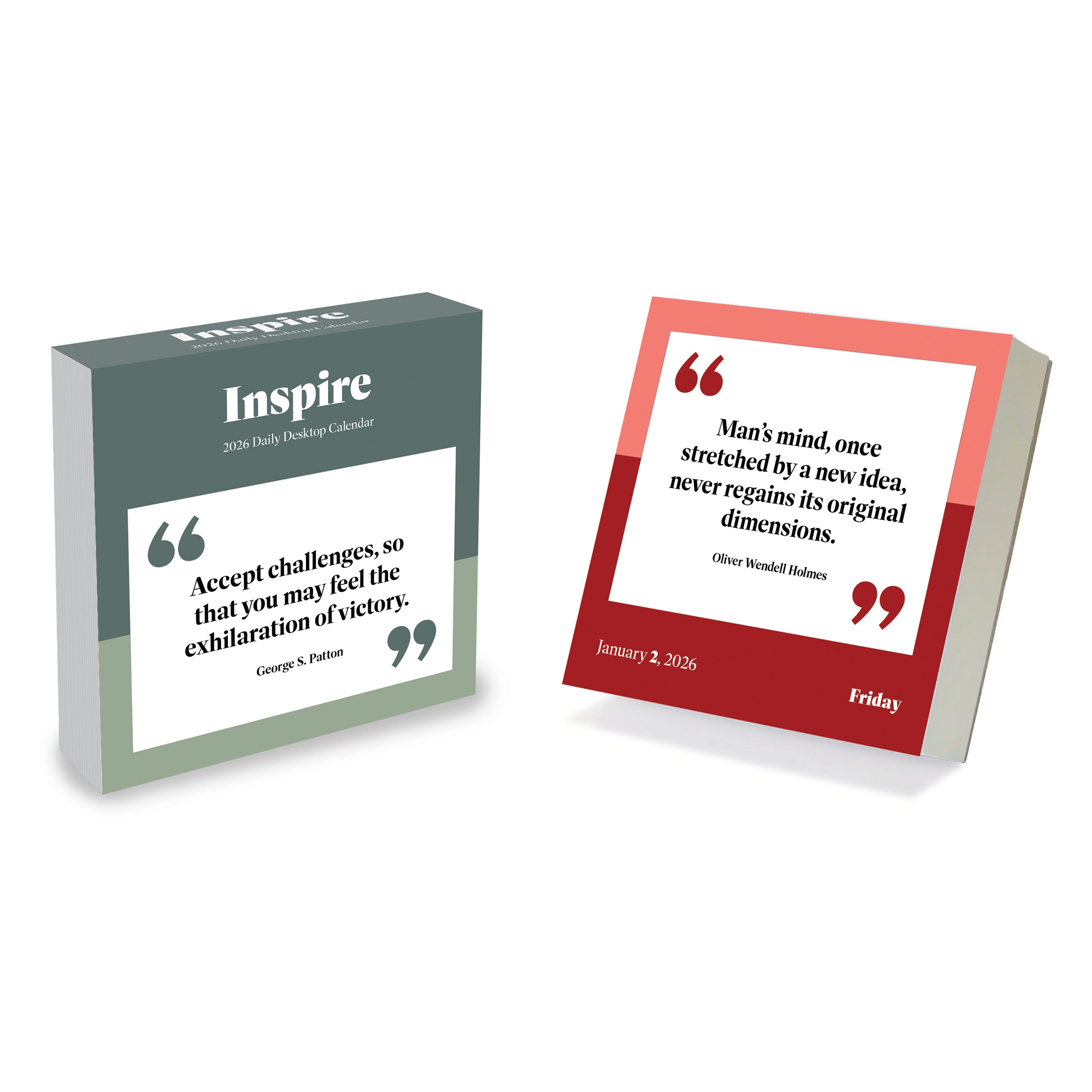 2026 Inspire - Daily Boxed Page-A-Day Calendar