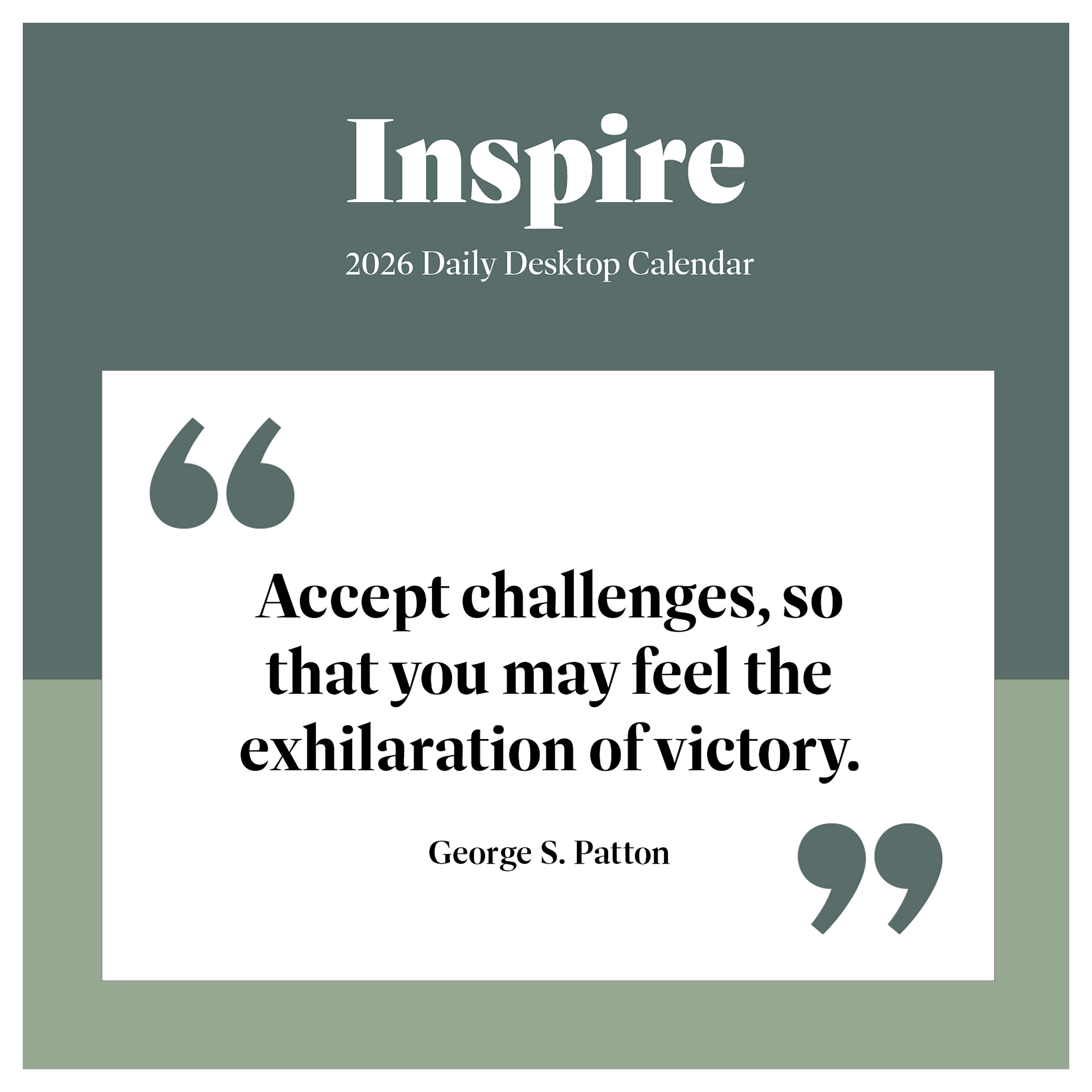 2026 Inspire - Daily Boxed Page-A-Day Calendar