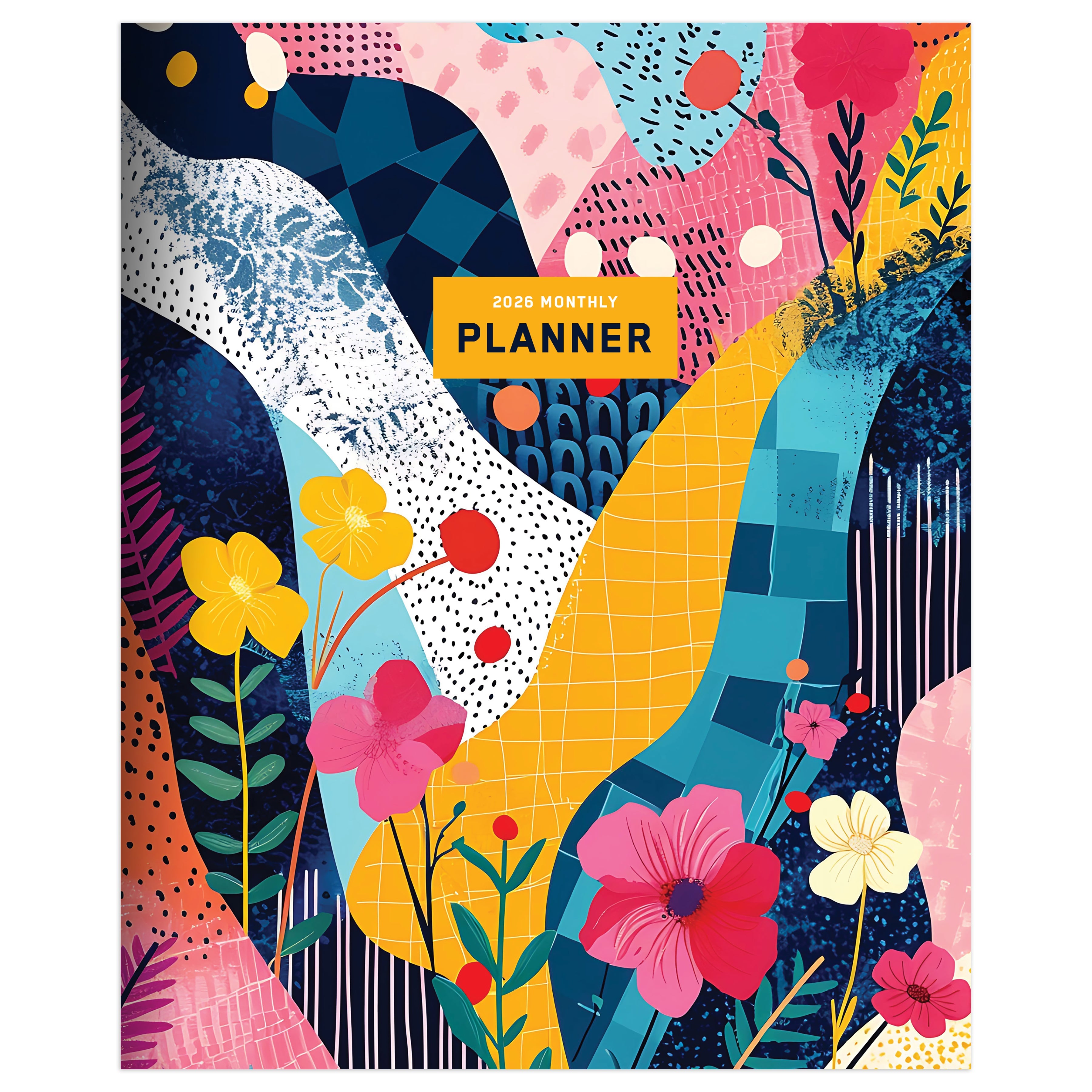 2026 Colorful Collage - Medium Monthly Diary/Planner