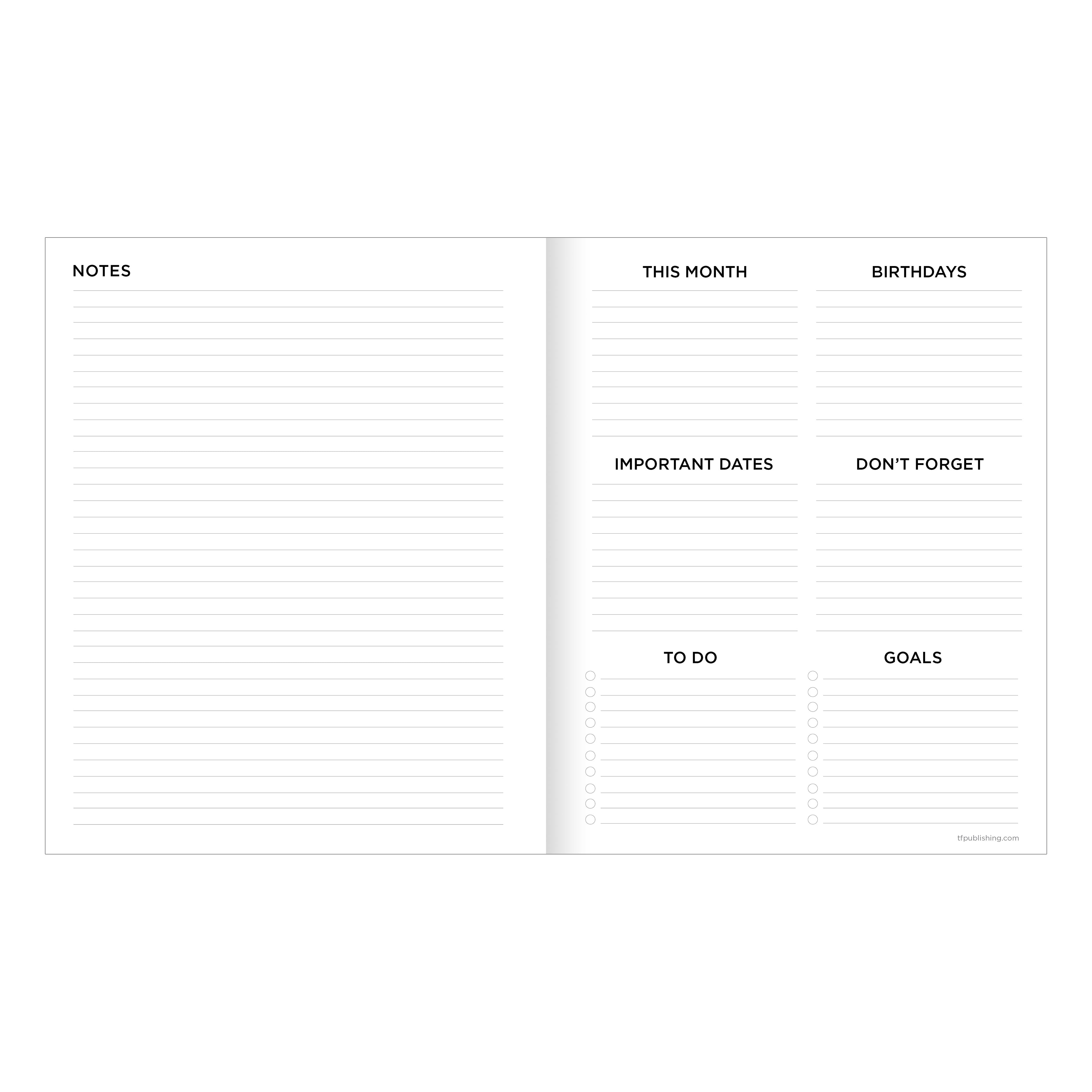 2026 Colorful Collage - Medium Monthly Diary/Planner