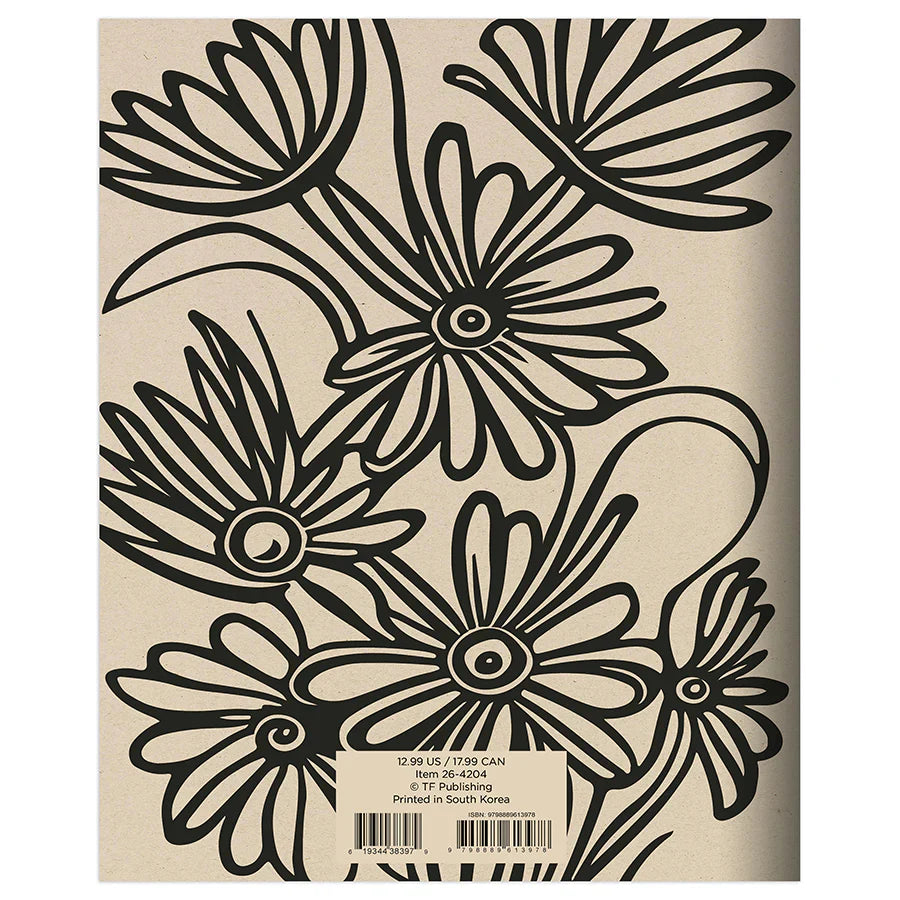 2026 Drawn Daisies - Medium Monthly Diary/Planner