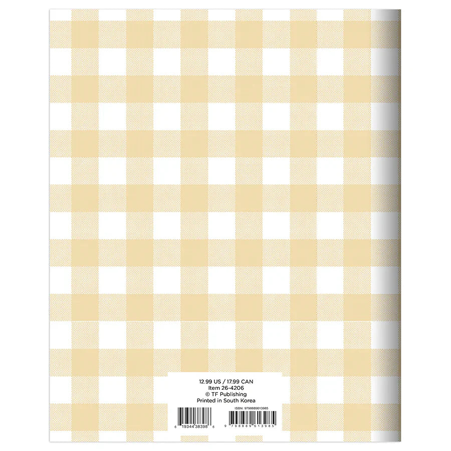 2026 Gingham Wheat - Medium Monthly Diary/Planner