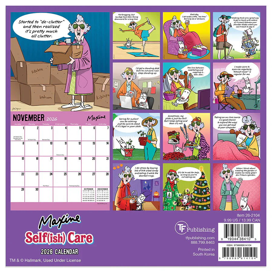 2026 Maxine - Mini Wall Calendar