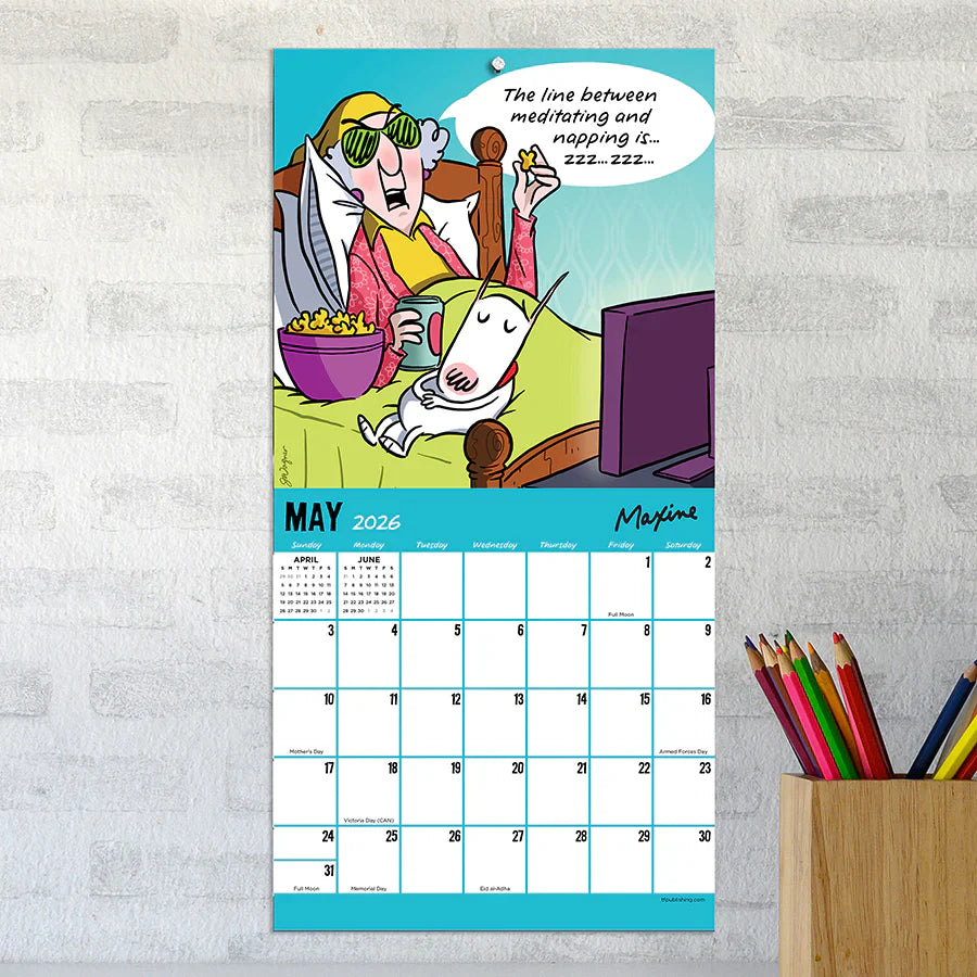 2026 Maxine - Mini Wall Calendar