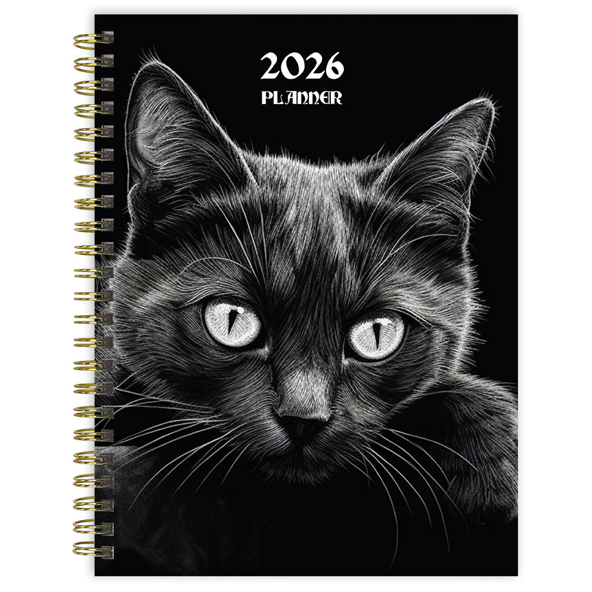 2026 Pretty Kitty - Medium Monthly & Weekly Pocket Diary/Planner