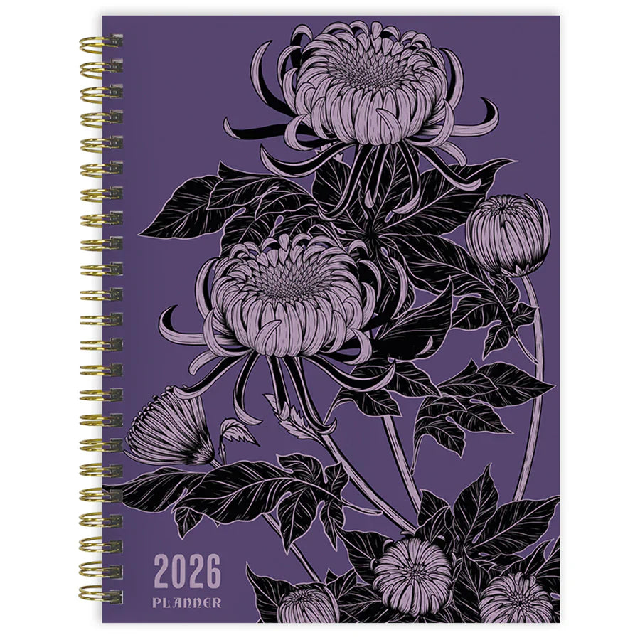2026 Witch's Flower - Medium Monthly & Weekly Pocket Diary/Planner