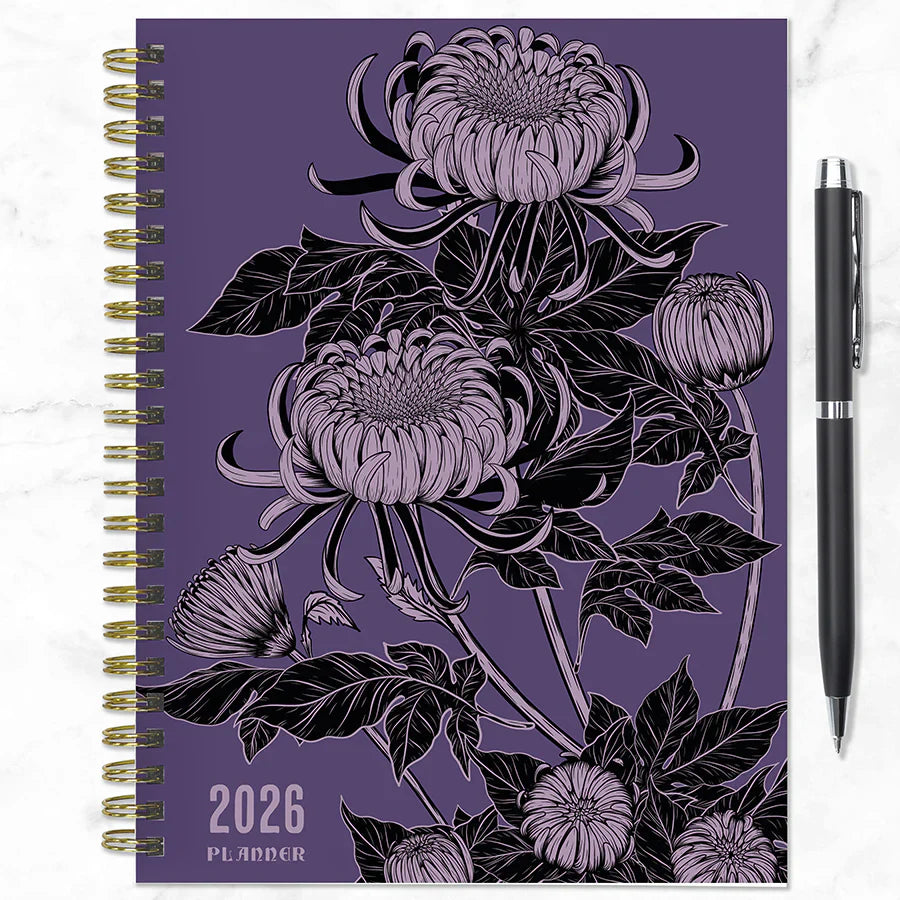 2026 Witch's Flower - Medium Monthly & Weekly Pocket Diary/Planner