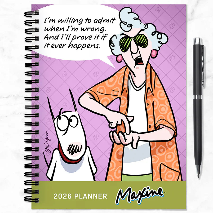 2026 Maxine - Medium Monthly & Weekly Pocket Diary/Planner