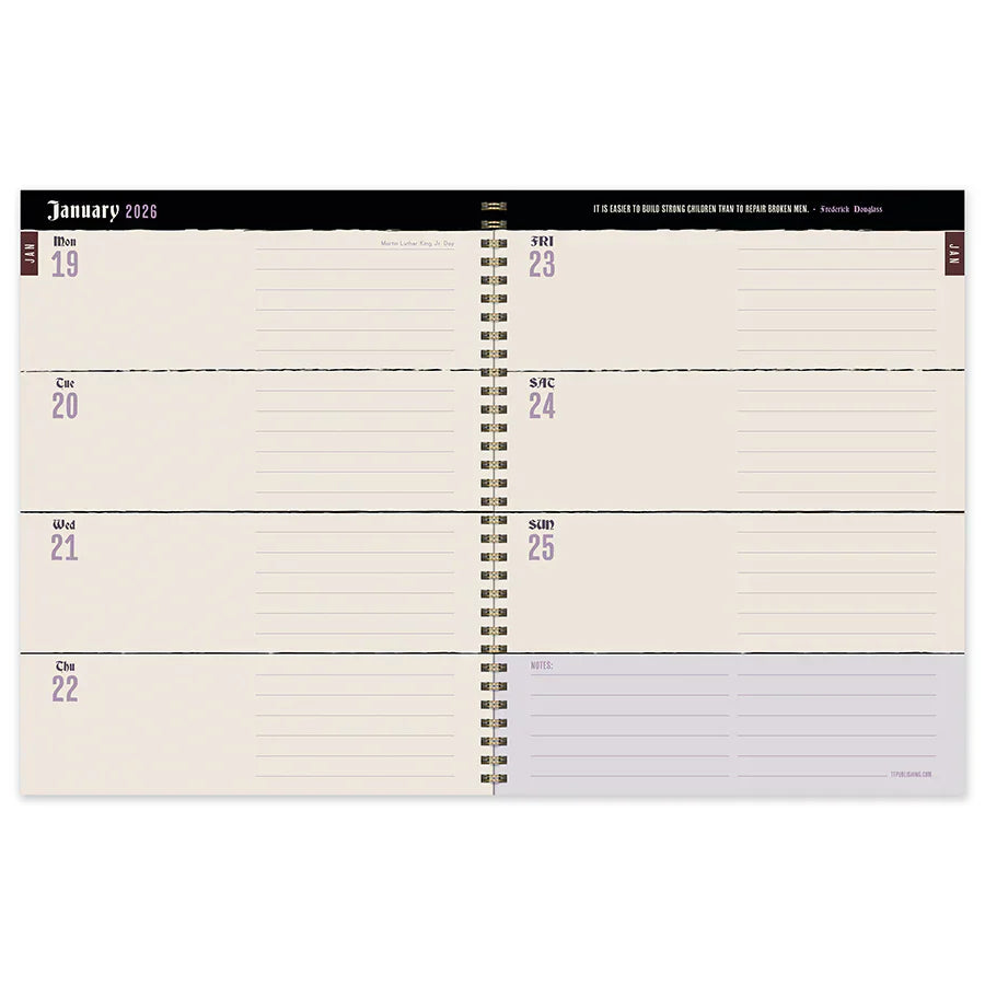 2026 Crest - Large Monthly & Weekly Pocket Diary/Planner