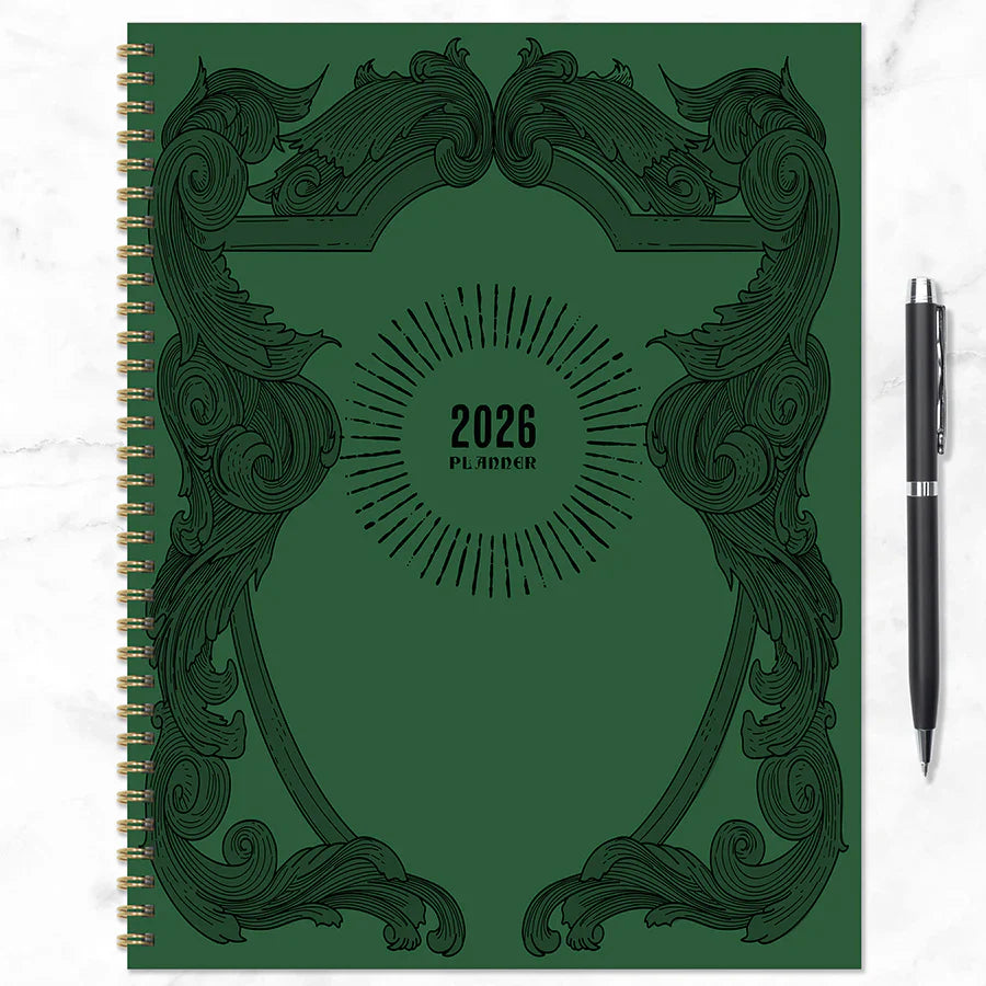 2026 Crest - Large Monthly & Weekly Pocket Diary/Planner