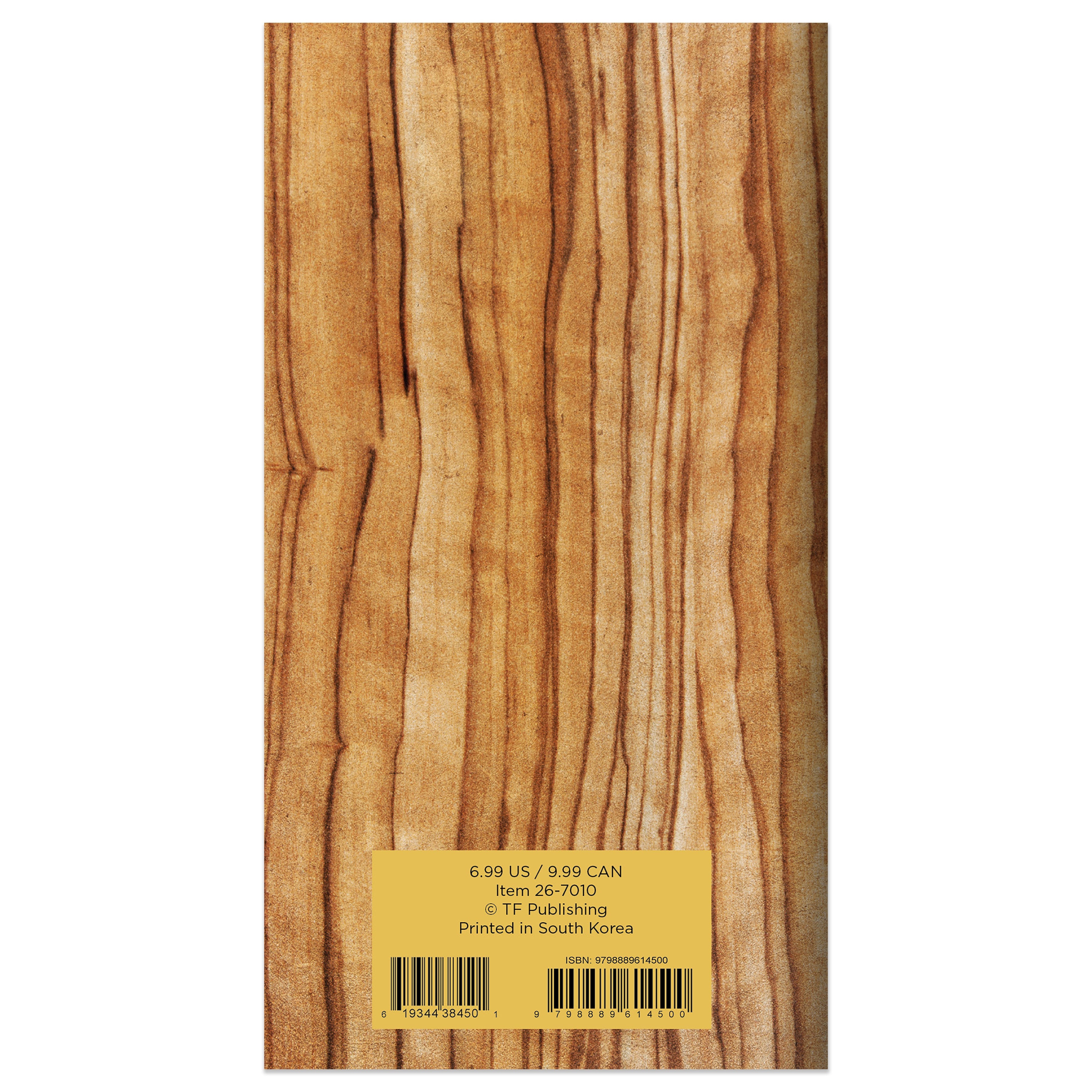 2026-2027 Classic Oak - Small Monthly Pocket Diary/Planner