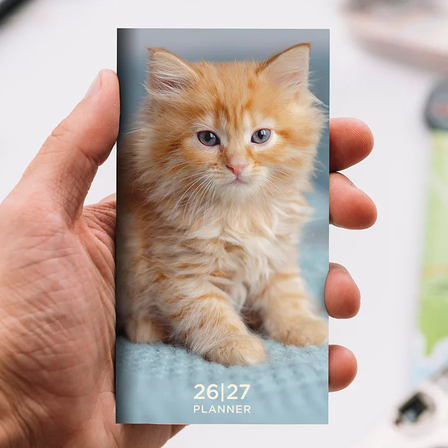 2026-2027 Kitten - Small Monthly Pocket Diary/Planner