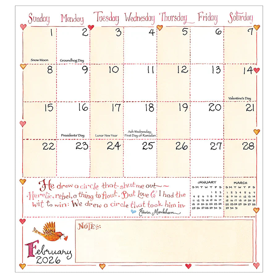 2026-2027 Susan Branch - Small Monthly Pocket Diary/Planner