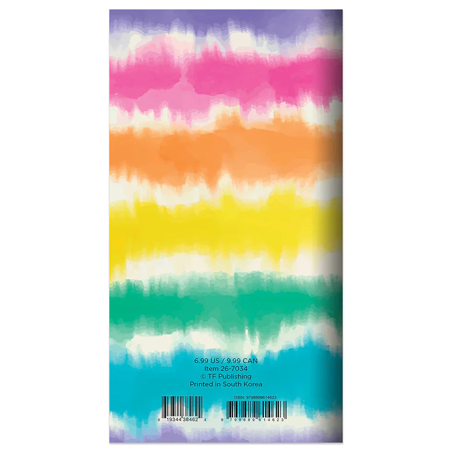 2026-2027 Tie Dye - Small Monthly Pocket Diary/Planner