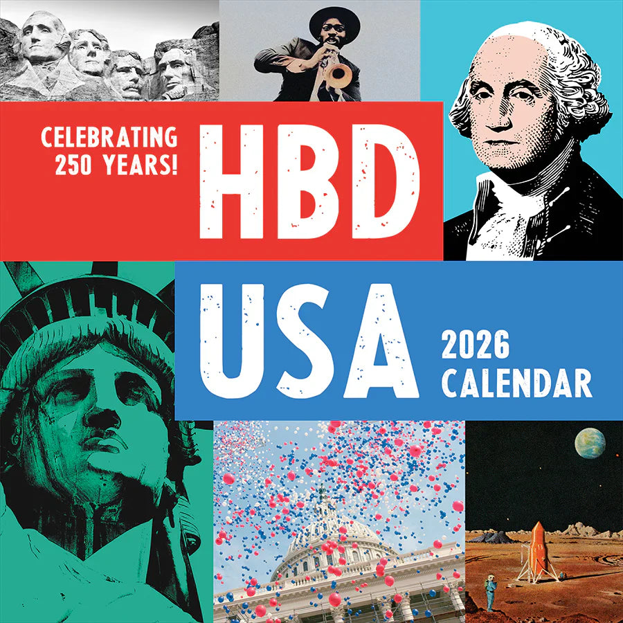 2026 HBD USA-250 Years! - Square Wall Calendar