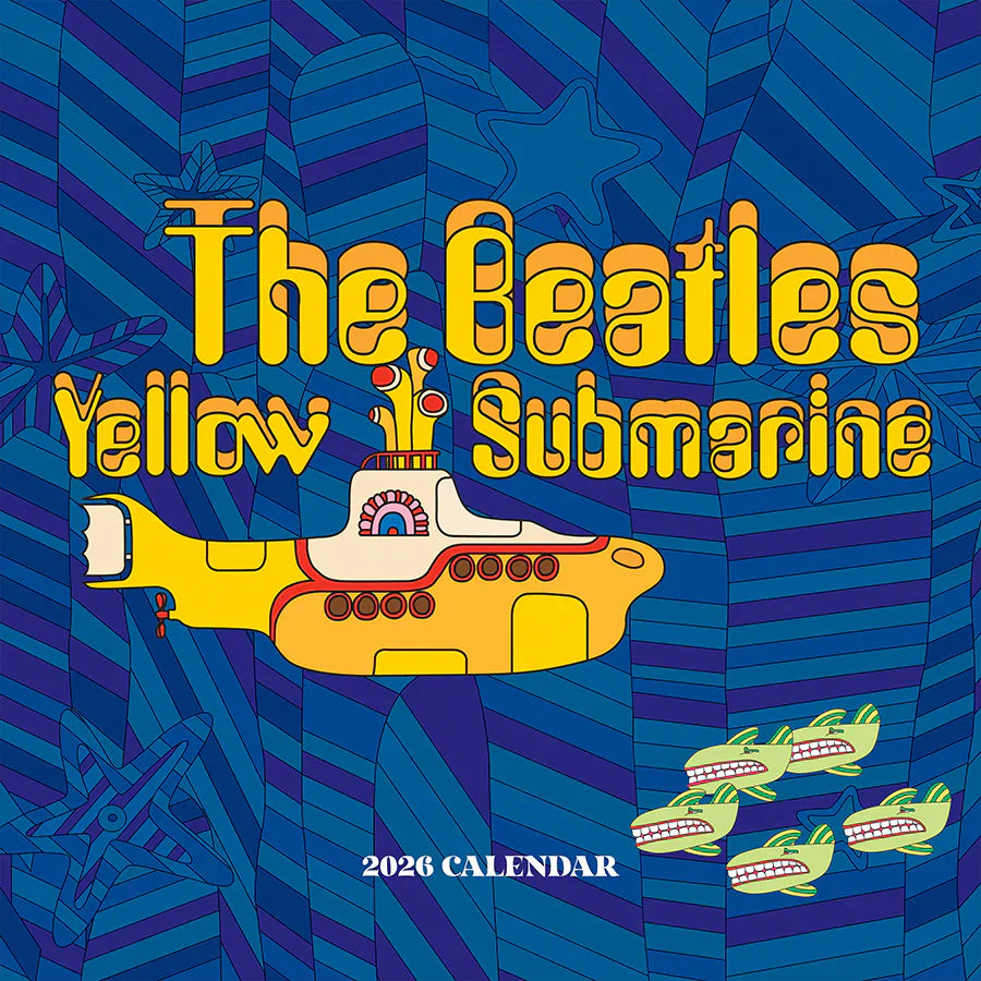 2026 The Beatles: Yellow Submarine - Square Wall Calendar