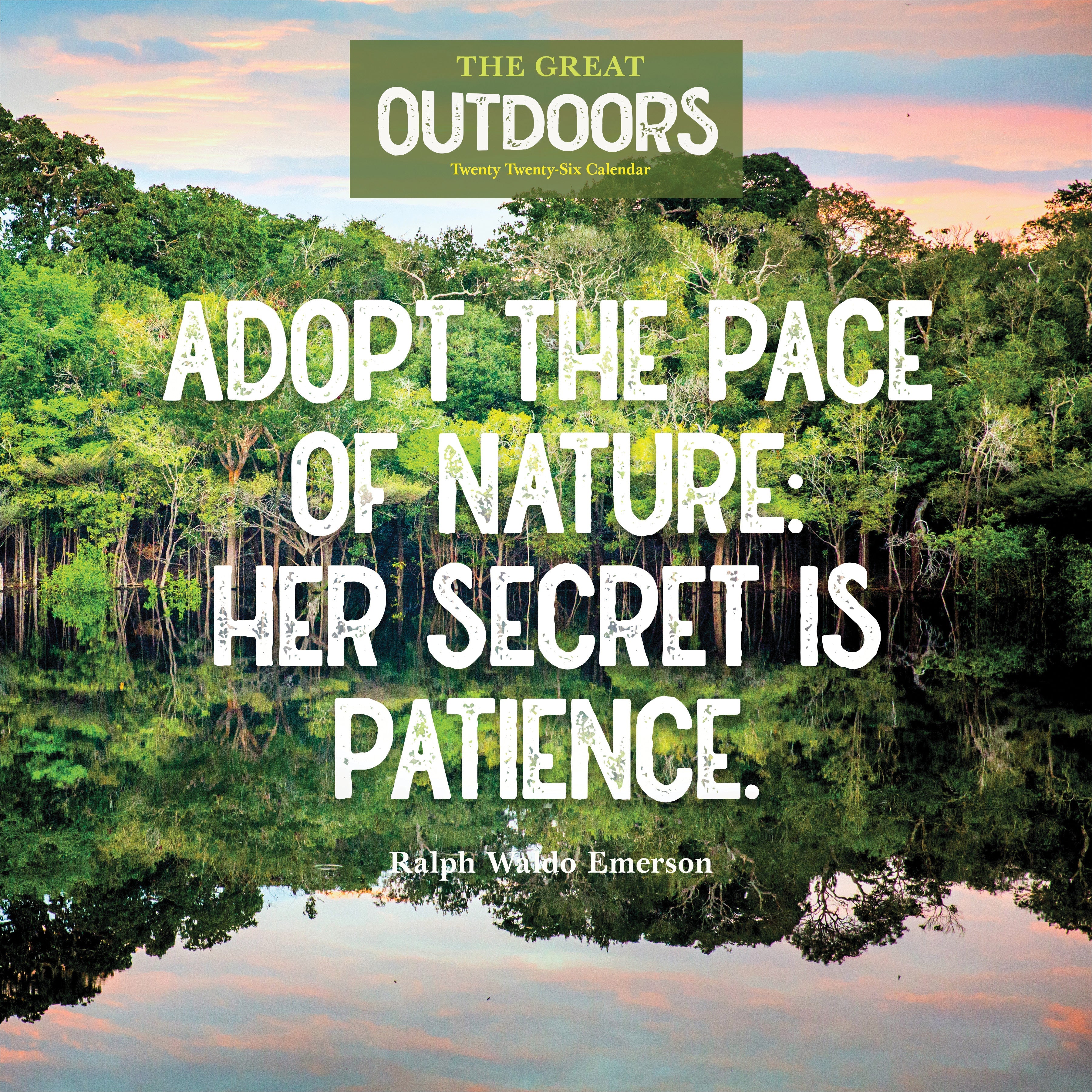 2026 The Great Outdoors - Square Wall Calendar