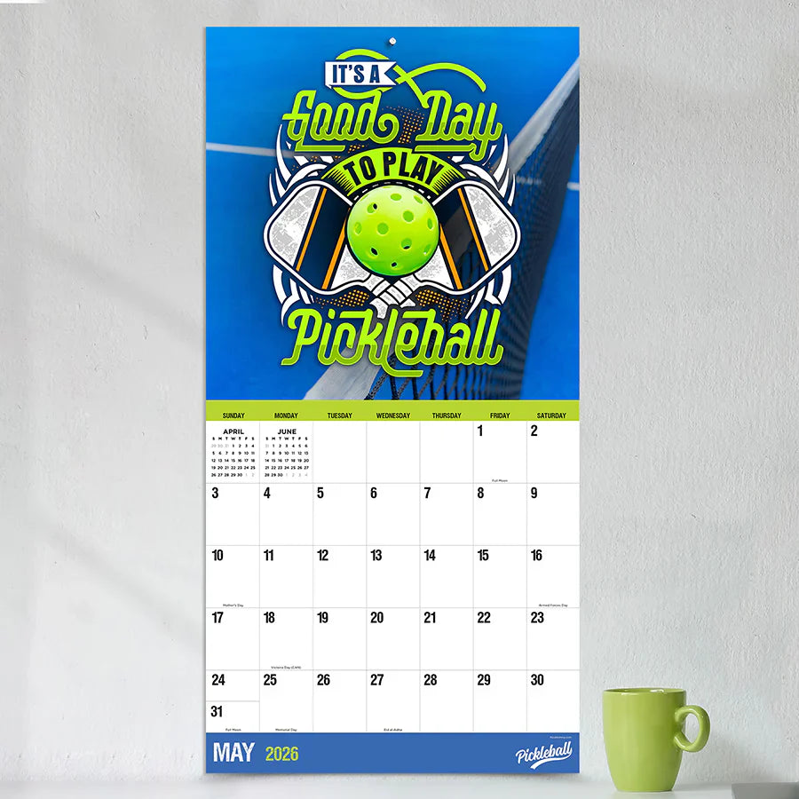 2026 Pickleball is Life - Square Wall Calendar