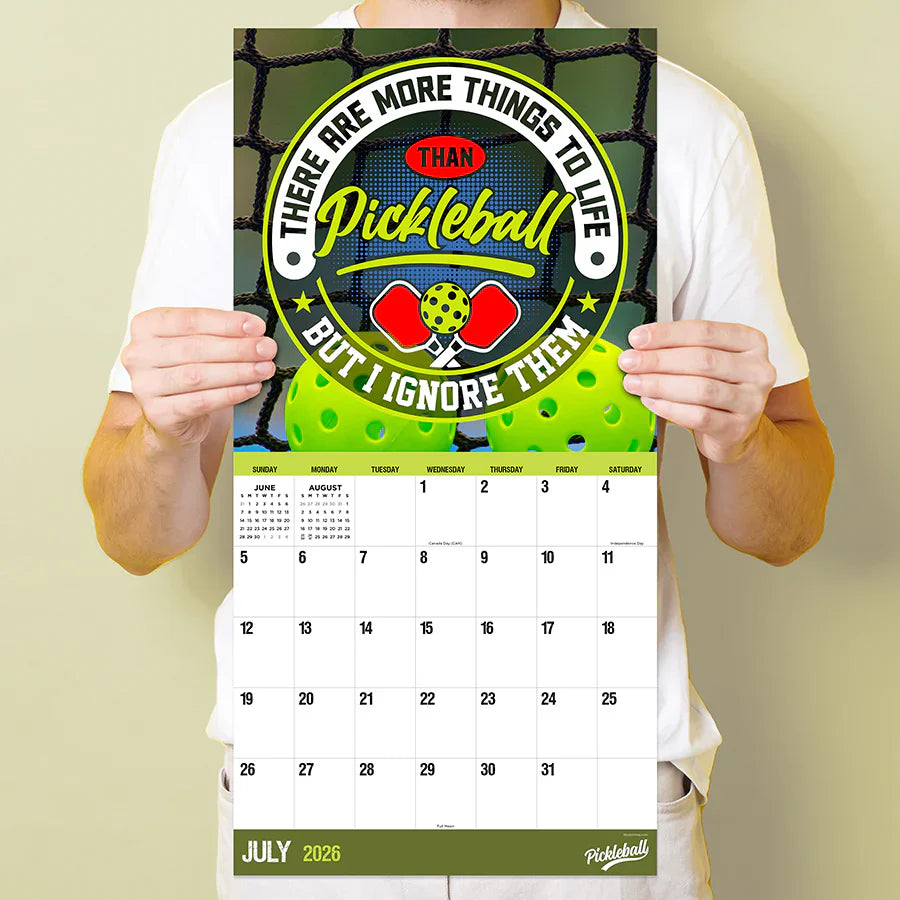 2026 Pickleball is Life - Square Wall Calendar