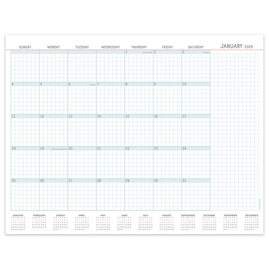2026 Professional - Large Monthly Desk Pad Blotter Calendar