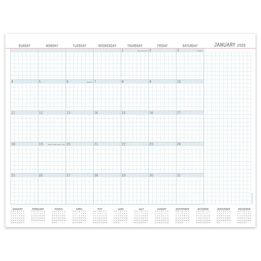 2026 Professional - Medium Monthly Desk Pad Blotter Calendar