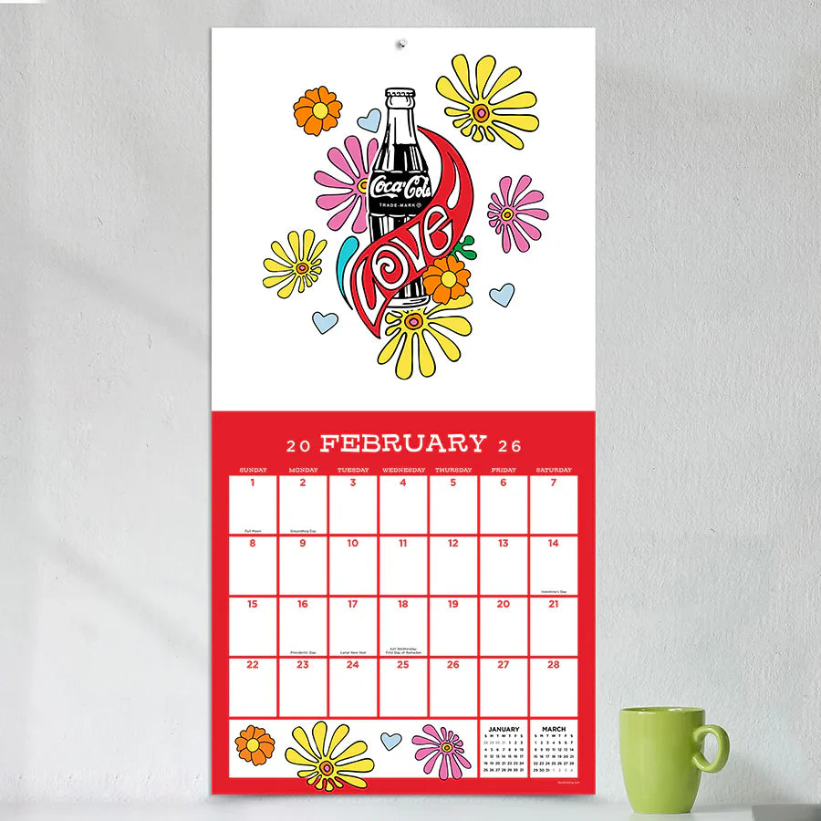 2026 Coke: Harmony - Square Wall Calendar