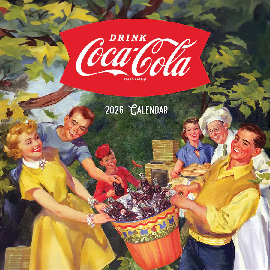 2026 Coke: Vintage Nostalgia - Square Wall Calendar