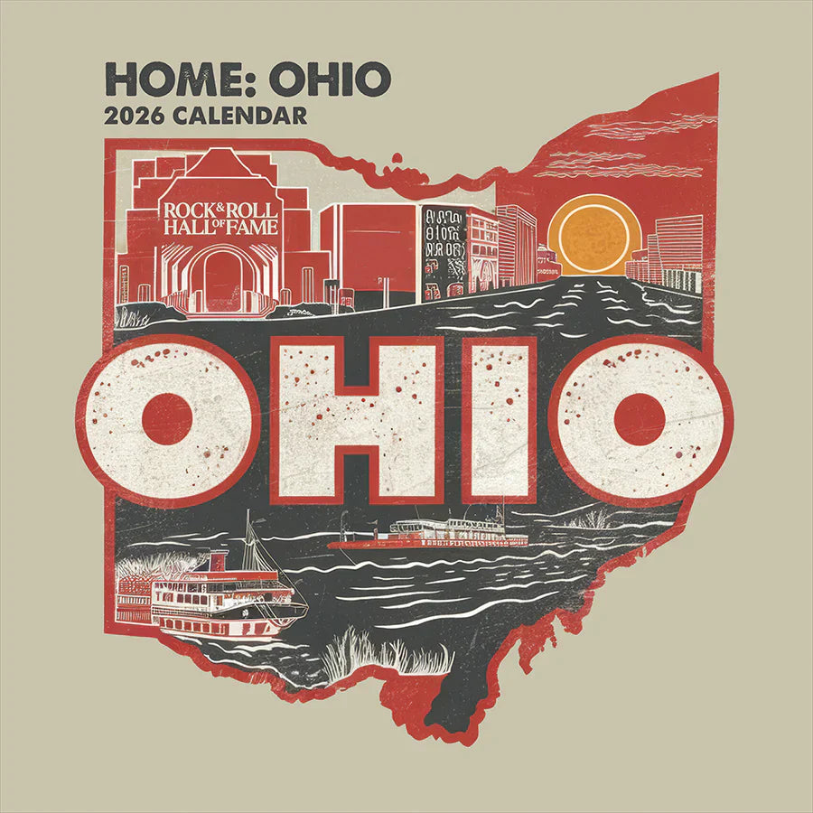 2026 Home: Ohio - Square Wall Calendar